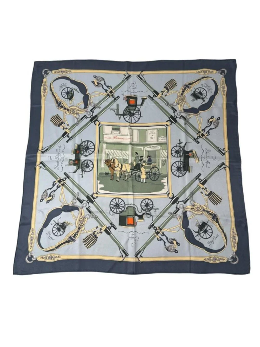 Hermes Scarf Carre 70 Palonniers